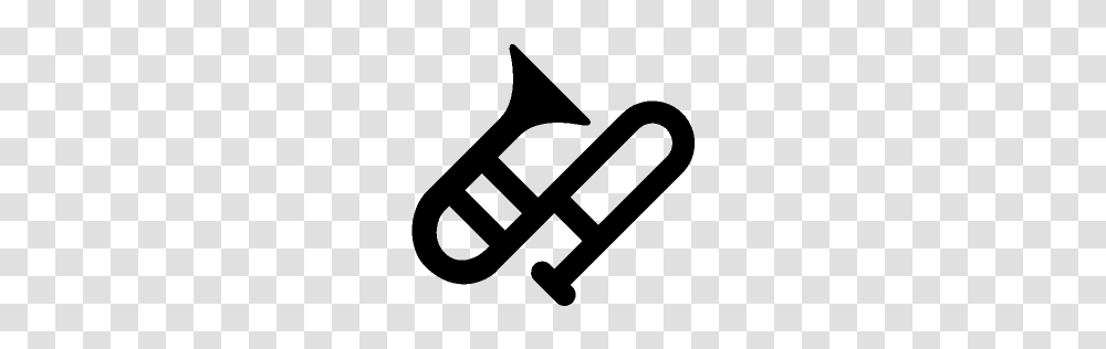 Music Trombone Icon Windows Iconset, Gray, World Of Warcraft Transparent Png