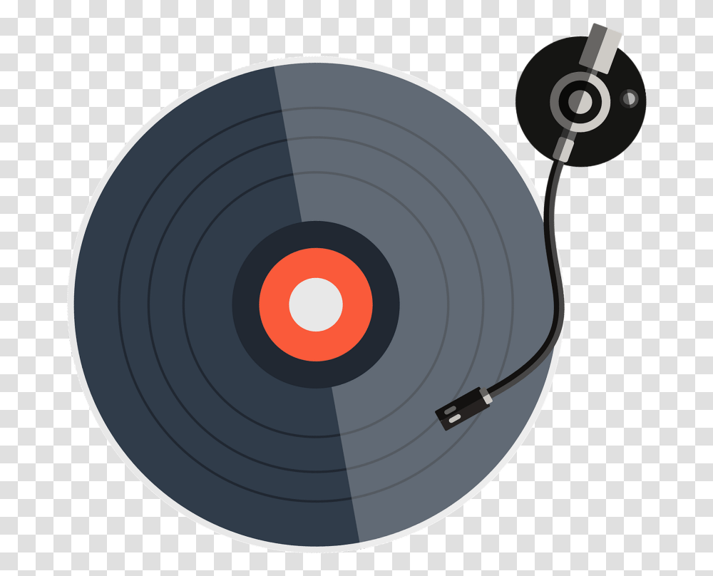 Music Turn Table Record Player Player Record Old Circle, Disk Transparent Png