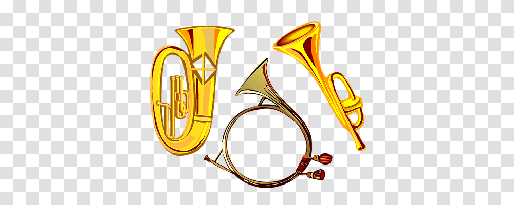 Musical Horn, Brass Section, Musical Instrument Transparent Png