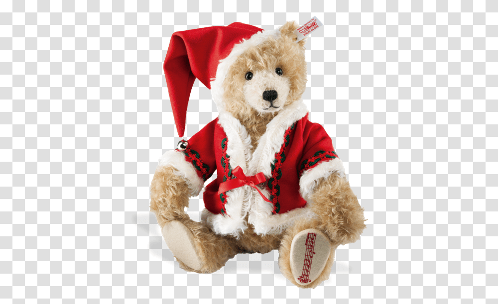 Musical Christmas Teddy Bear Cinnamon Christmas Teddy Bear, Toy, Plush, Clothing, Apparel Transparent Png