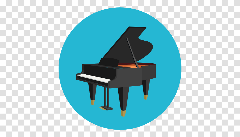 Musical Instrument Orchestra Music Piano Icon Color, Grand Piano, Leisure Activities Transparent Png