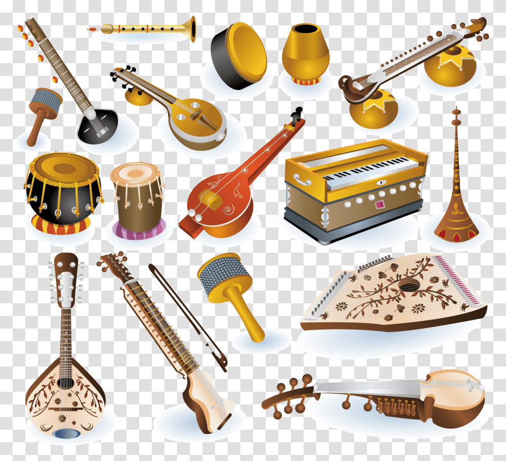 Musical Instrument String Guitar Musical Instruments Vector Free, Leisure Activities, Banjo, Outdoors, Cream Transparent Png