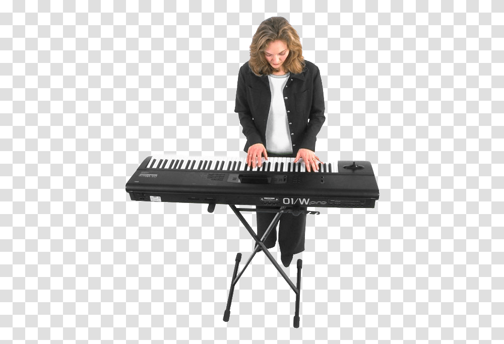Musical Instruments Keyboard Player Keyboard Piano Playing, Person, Human, Electronics, Gun Transparent Png