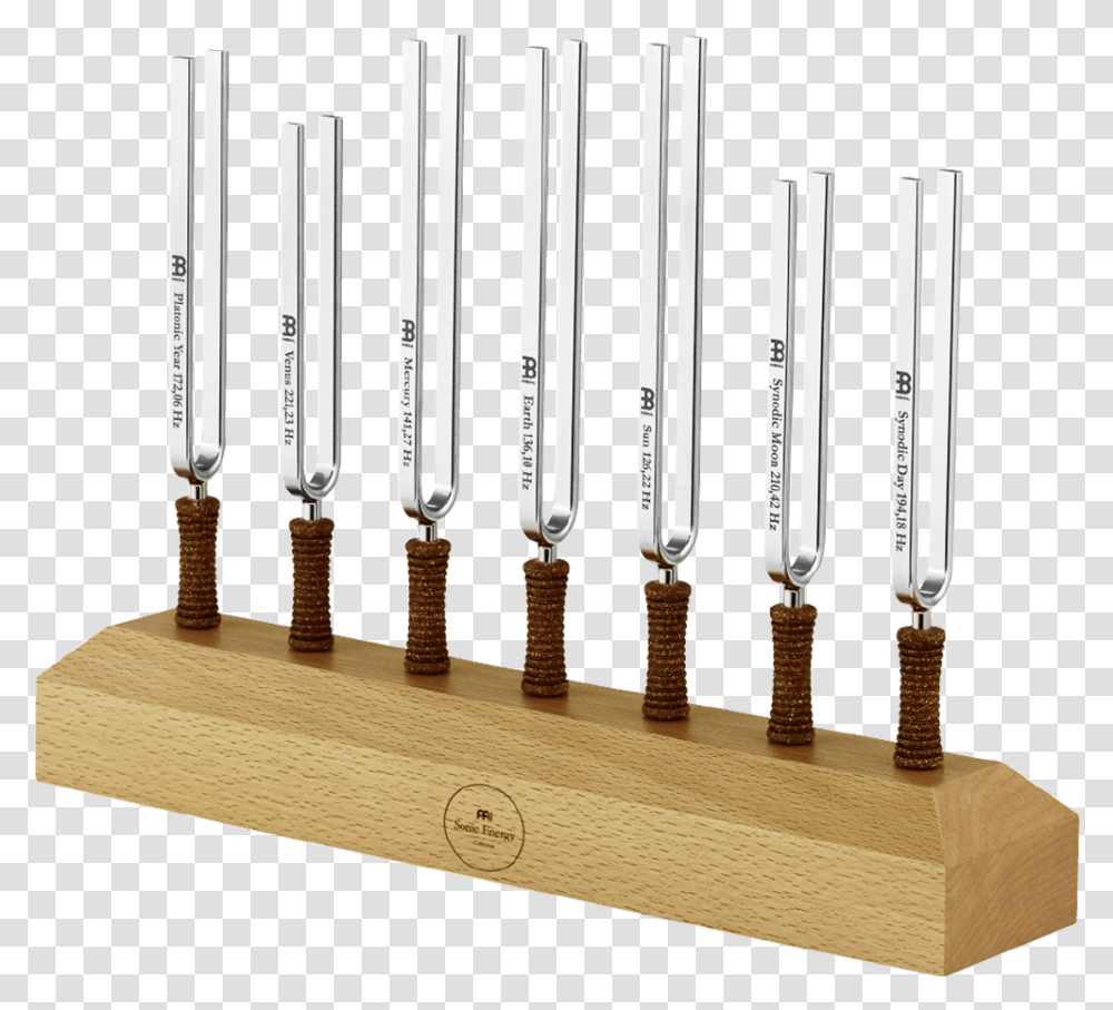 Musical Instruments Mingci 7 Chakras 1 Meinl Tuning Fork Set, Cutlery, Metropolis, City, Urban Transparent Png