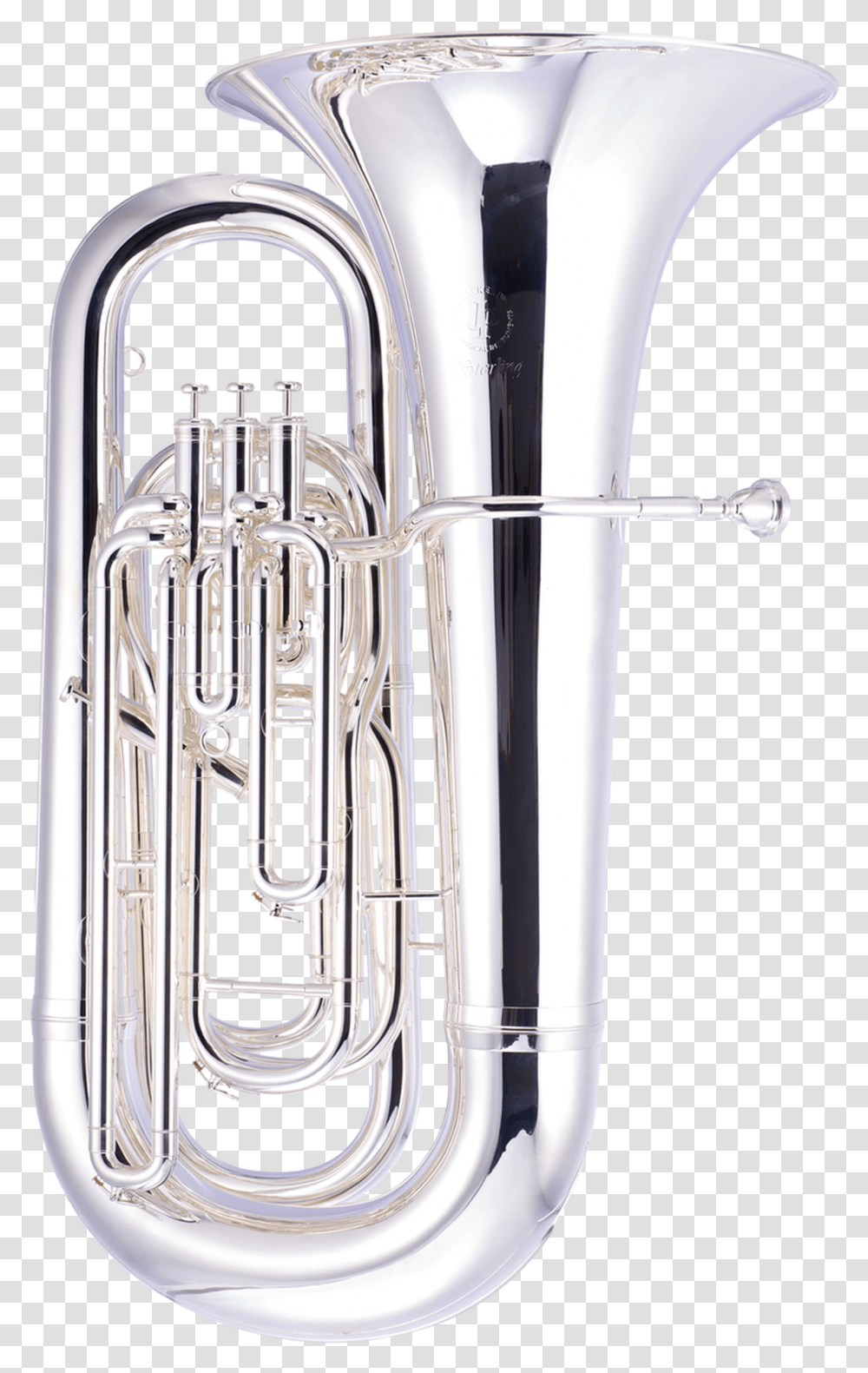 Musical Instruments Stage & Studio Professional Silver Tuba, Horn, Brass Section, Euphonium, Sink Faucet Transparent Png