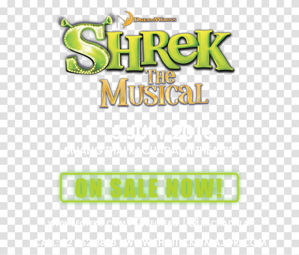 Musical Junior Sampler Shrek The Musical, Flyer, Poster, Paper, Advertisement Transparent Png