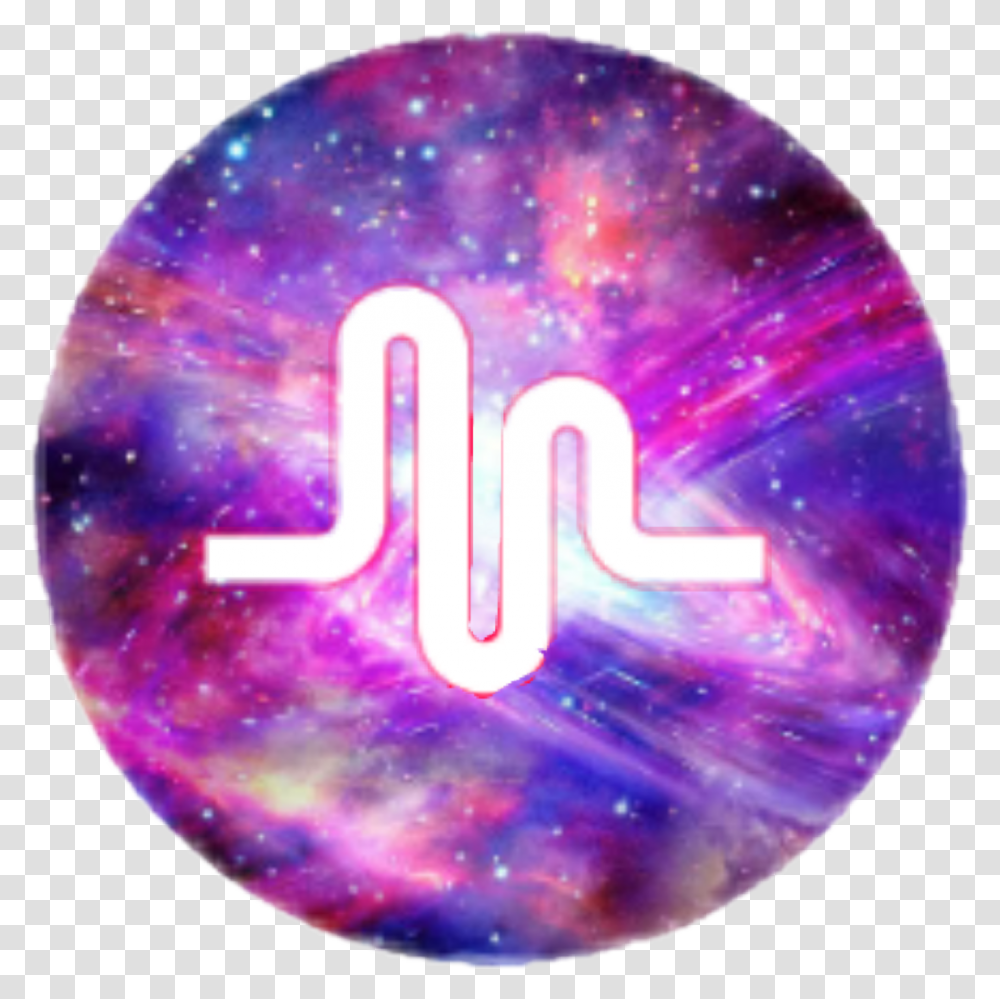 Musical Ly Galaxy Musically Logo, Purple, Sphere, Light, Crystal Transparent Png