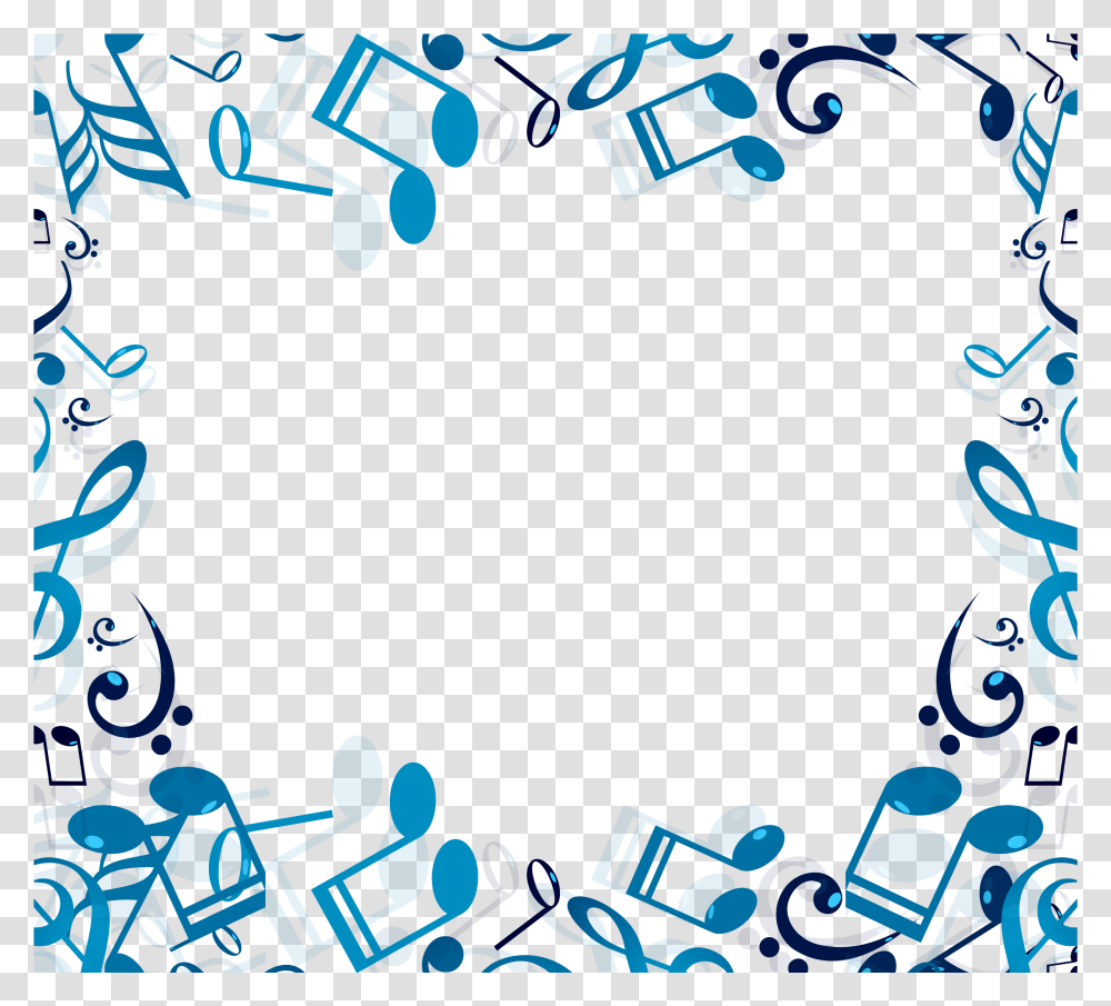 Musical Note Border, Poster Transparent Png