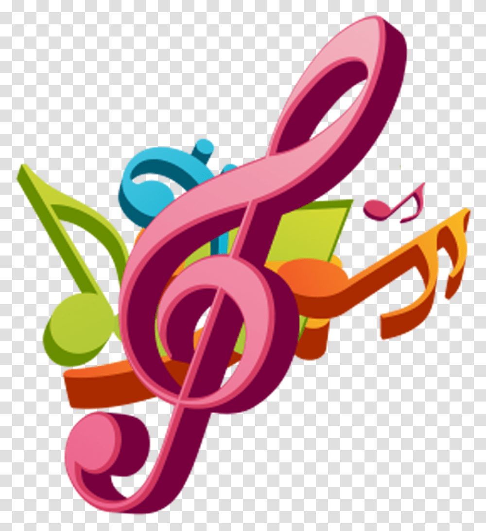 Musical Note Color Illustration Cartoon Music Notes, Pattern, Scissors, Blade Transparent Png