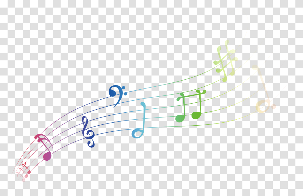 Musical Note Graphic Design Musical Notation Colors Musical Notes, Bow Transparent Png