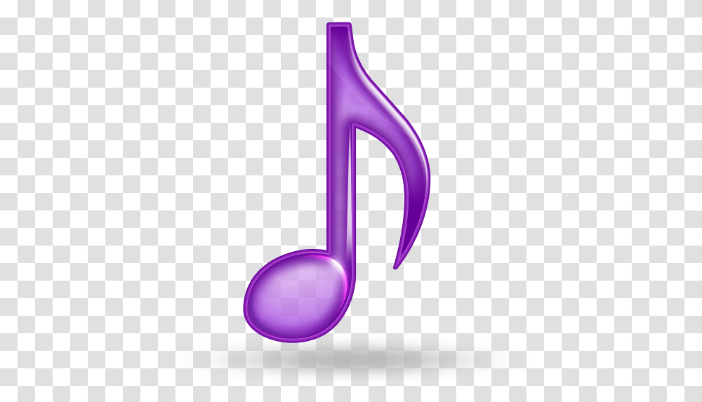 Musical Note Icon Purple Music Note, Label, Text, Sink Faucet, Symbol Transparent Png