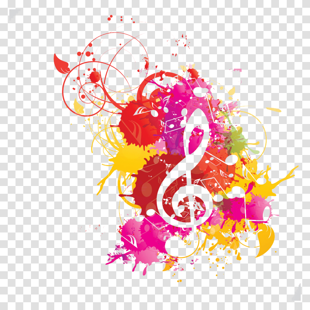 Musical Note Watercolor Painting Musical Notation Watercolor Music Notes, Floral Design, Pattern Transparent Png