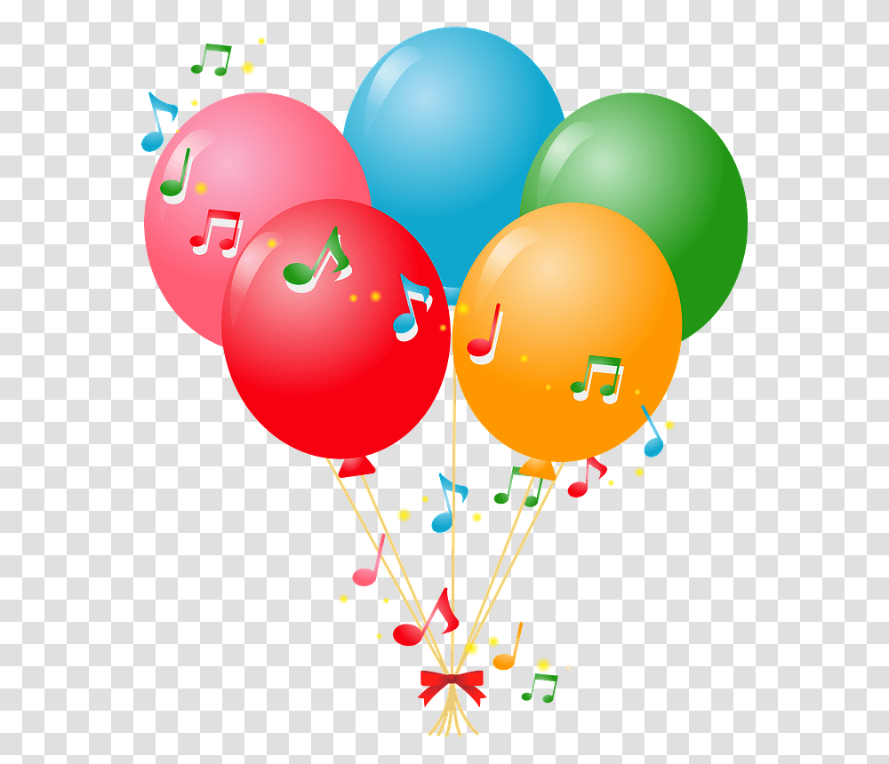 Musical Notes Balloons Clipart Free Birthday Balloons Svg Transparent Png