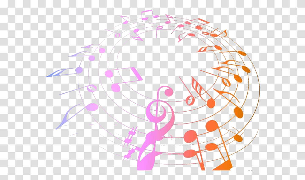 Musical Notes Clipart For Download Music Clip Art, Spider Web Transparent Png