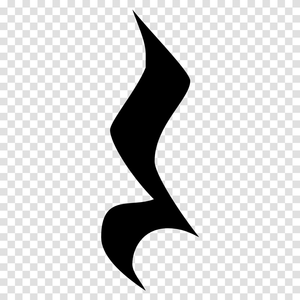 Musical Notes Clipart Rests Silent Symbol In Music, Gray, World Of Warcraft Transparent Png