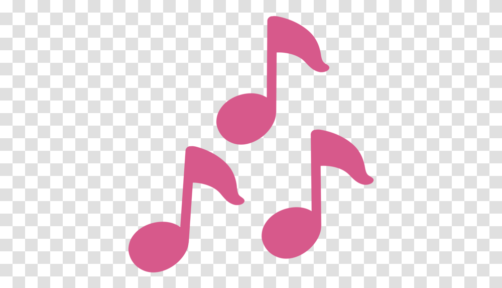 Musical Notes Emoji Music Note Emoji Pink, Text, Label, Symbol, Heart Transparent Png