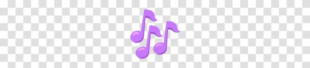 Musical Notes Emoji On Messenger, Purple, Cross Transparent Png
