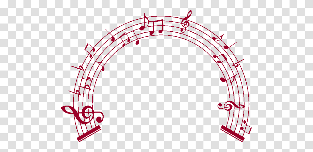 Musical Notes In Circle, Hoop, Accessories, Accessory Transparent Png