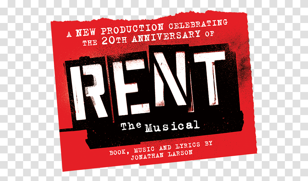 Musical Rent The Musical Rent Musical Logo Rent Musical Rent Logo, Poster, Advertisement, Flyer, Paper Transparent Png