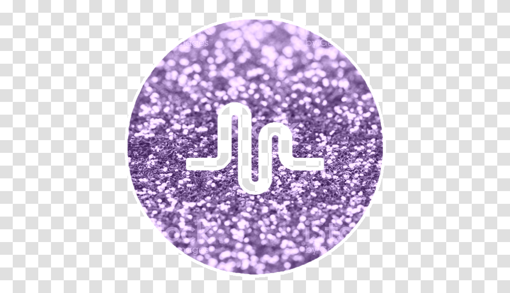 Musical Tiktok Logo, Light, Purple, Rug, Glitter Transparent Png