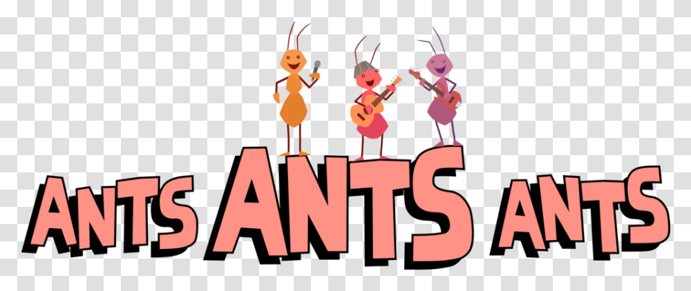 Musically Ants Logo 3 Ants 3502284 Vippng Clip Art, Text, Alphabet, Leisure Activities, Crowd Transparent Png