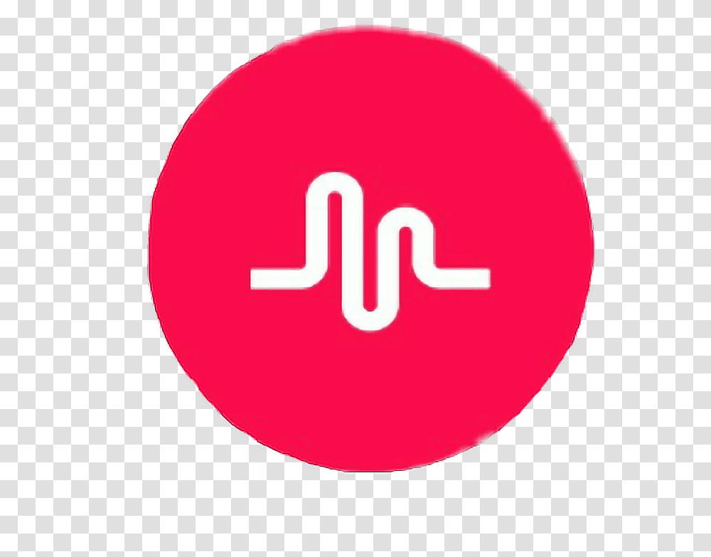 Musically Logo Sticker Simbolo Do Musical Ly, Symbol, Text, Trademark, Hand Transparent Png