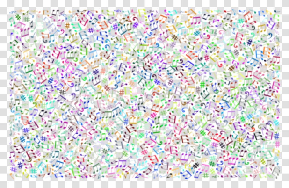 Musicalnotes Music Background Wallpaper Musical Music Notes Background Free, Pattern, Rug, Confetti Transparent Png