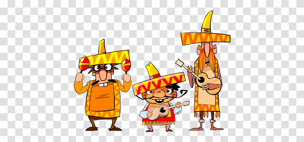 Musician Mexican Folk Band Music Instruments Mexican Cartoon Characters, Crowd, Parade, Performer, Leisure Activities Transparent Png