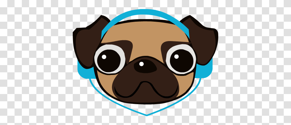 Musicpug Let's Learn Some Music Pug Music, Wasp, Animal, Mammal, Mustache Transparent Png
