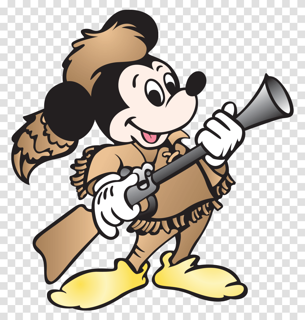 Musket Mickey Sign Mickey Mouse Fort Wilderness, Axe, Tool, Hand, Face Transparent Png