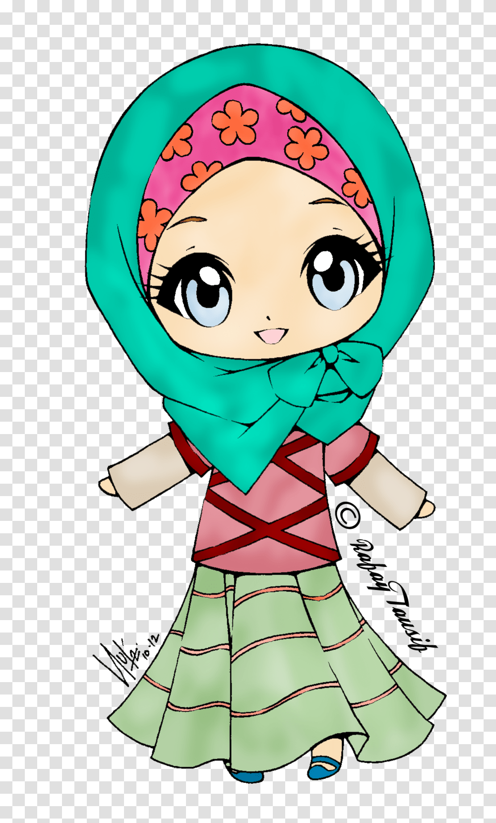 Muslim Girl Clipart, Person, Costume Transparent Png