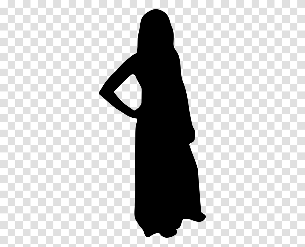 Muslim Girl Silhouette Islam Woman, Gray, World Of Warcraft Transparent Png