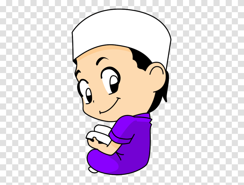 Muslim Little Solihin Muslim Islamic Cartoon, Chef, Helmet, Apparel Transparent Png