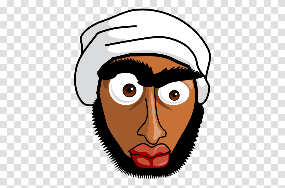 Muslim Man Clip Art, Face, Helmet, Apparel Transparent Png