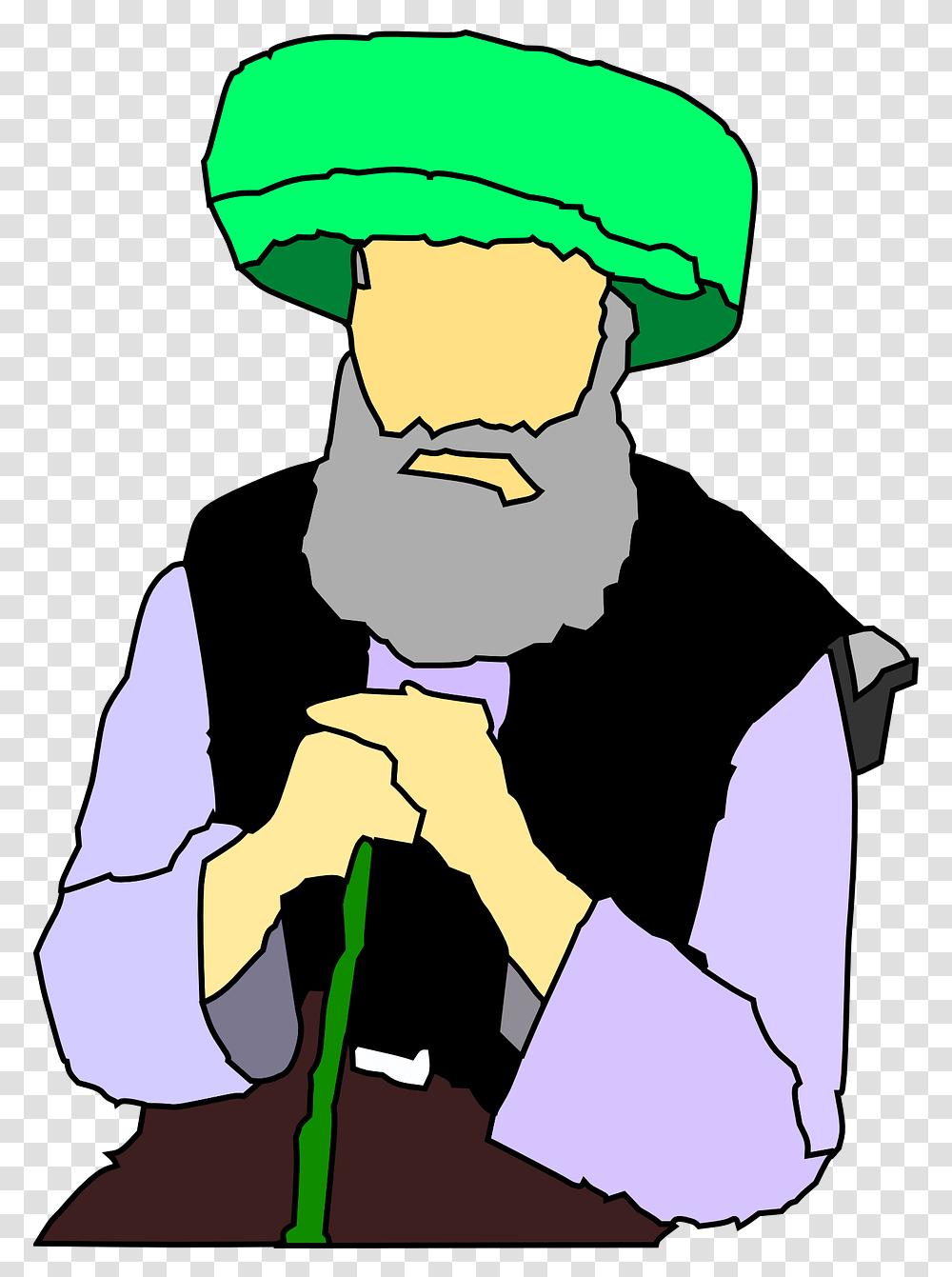 Muslim Turban Sheikh Clipart, Person, Human, Chef, Performer Transparent Png