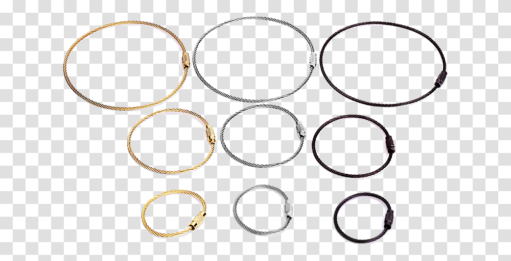 Musri Wire Circle Keychain Rope Circle, Necklace, Jewelry, Accessories, Accessory Transparent Png