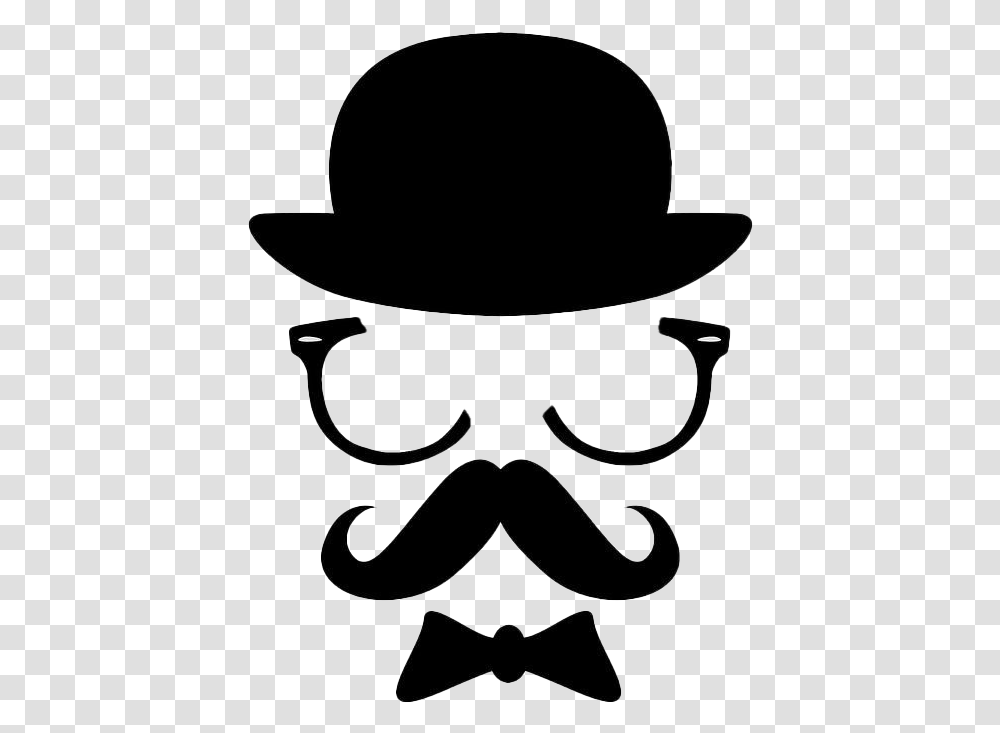 Mustache Bowler Hat Image Mustache Art, Apparel, Cowboy Hat, Sunglasses Transparent Png
