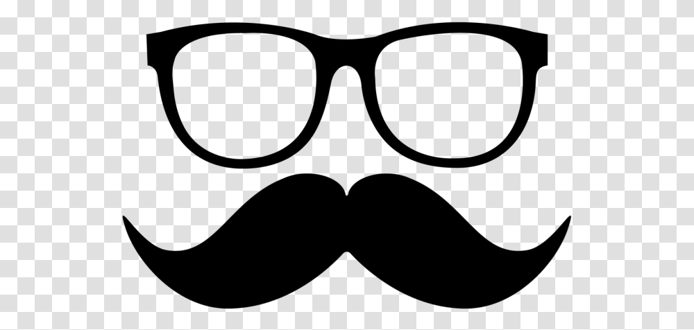 Mustache Clipart Hipster Mustache, Moon, Outer Space, Night, Astronomy Transparent Png