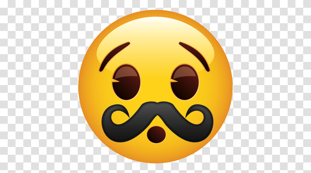Mustache Emoji, Label, Helmet Transparent Png