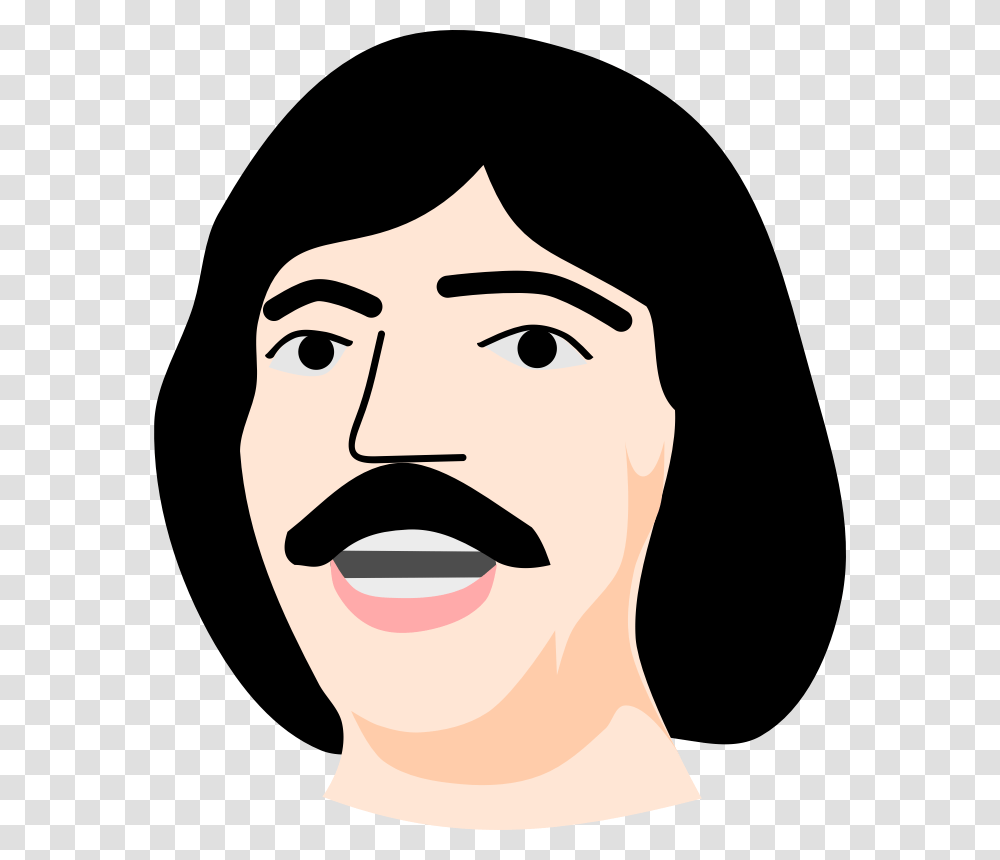 Mustache, Face, Snowman, Winter Transparent Png