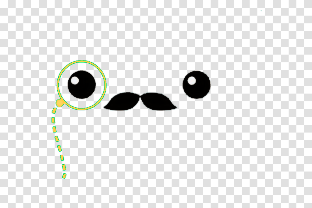 Mustache Glasses Face Cute Kawaii Cute Cartoon Face With Mustache, Accessories, Goggles, Electronics Transparent Png