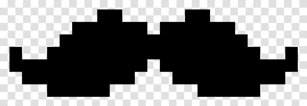 Mustache Pixel Art, Gray, World Of Warcraft Transparent Png