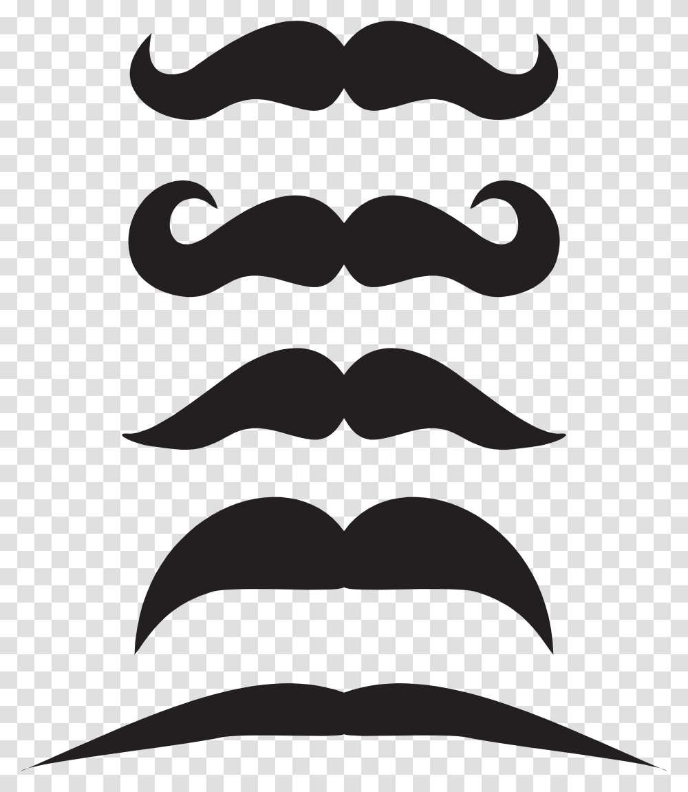 Mustache Set Clip Transparent Png