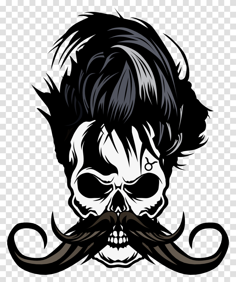 Mustache Vector, Stencil, Face, Head Transparent Png