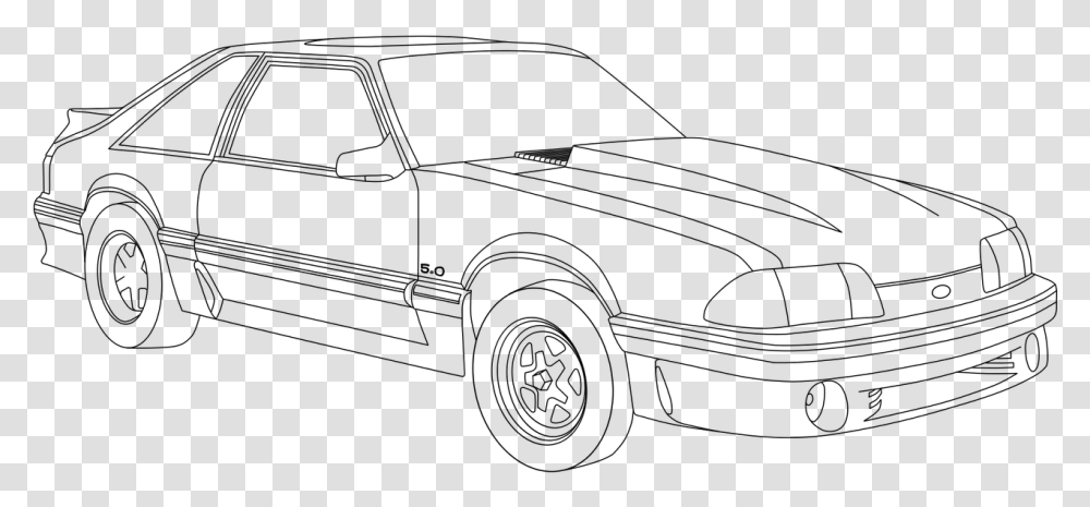 Mustang Car Svg, Gray, World Of Warcraft Transparent Png