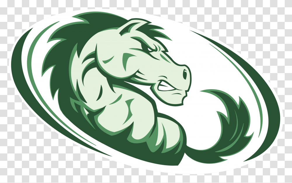 Mustang Clipart Central Middle School Strongsville Mustangs Football Logo, Dragon Transparent Png
