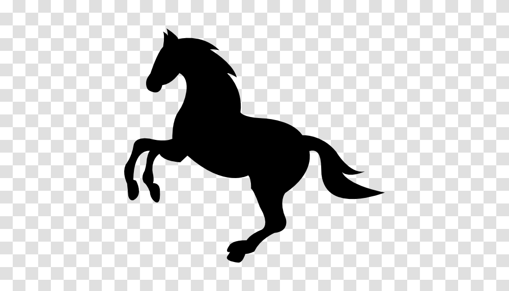 Mustang Horse Clip Art Black And White, Mammal, Animal, Silhouette, Dog Transparent Png
