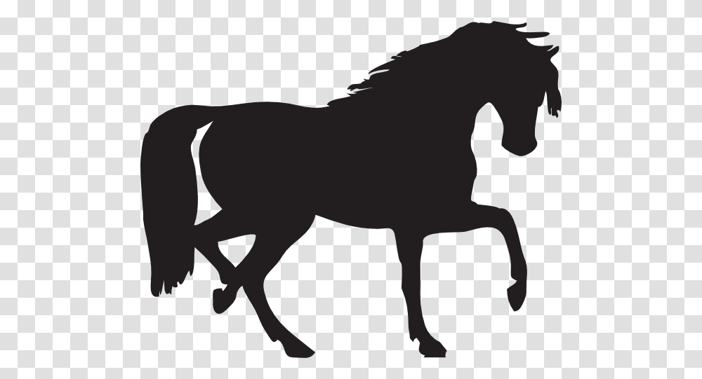 Mustang Horse Clip Art, Silhouette, Stencil, Mammal, Animal Transparent Png