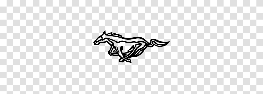 Mustang Horse Running Sticker, Animal, Mammal, Logo Transparent Png