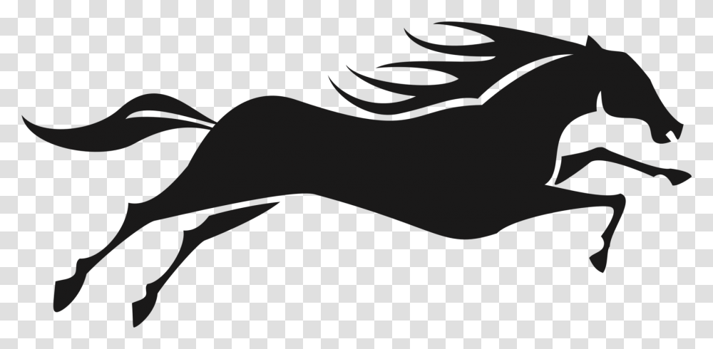Mustang Horseamprider Equestrian Silhouette Running, Hand, Arm, Outdoors, Heel Transparent Png